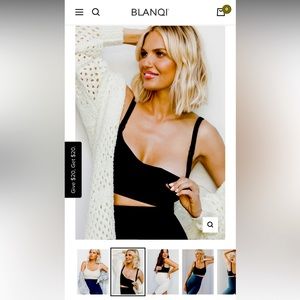 Wire free support and cooling nursing bra from Blanqi new with tags